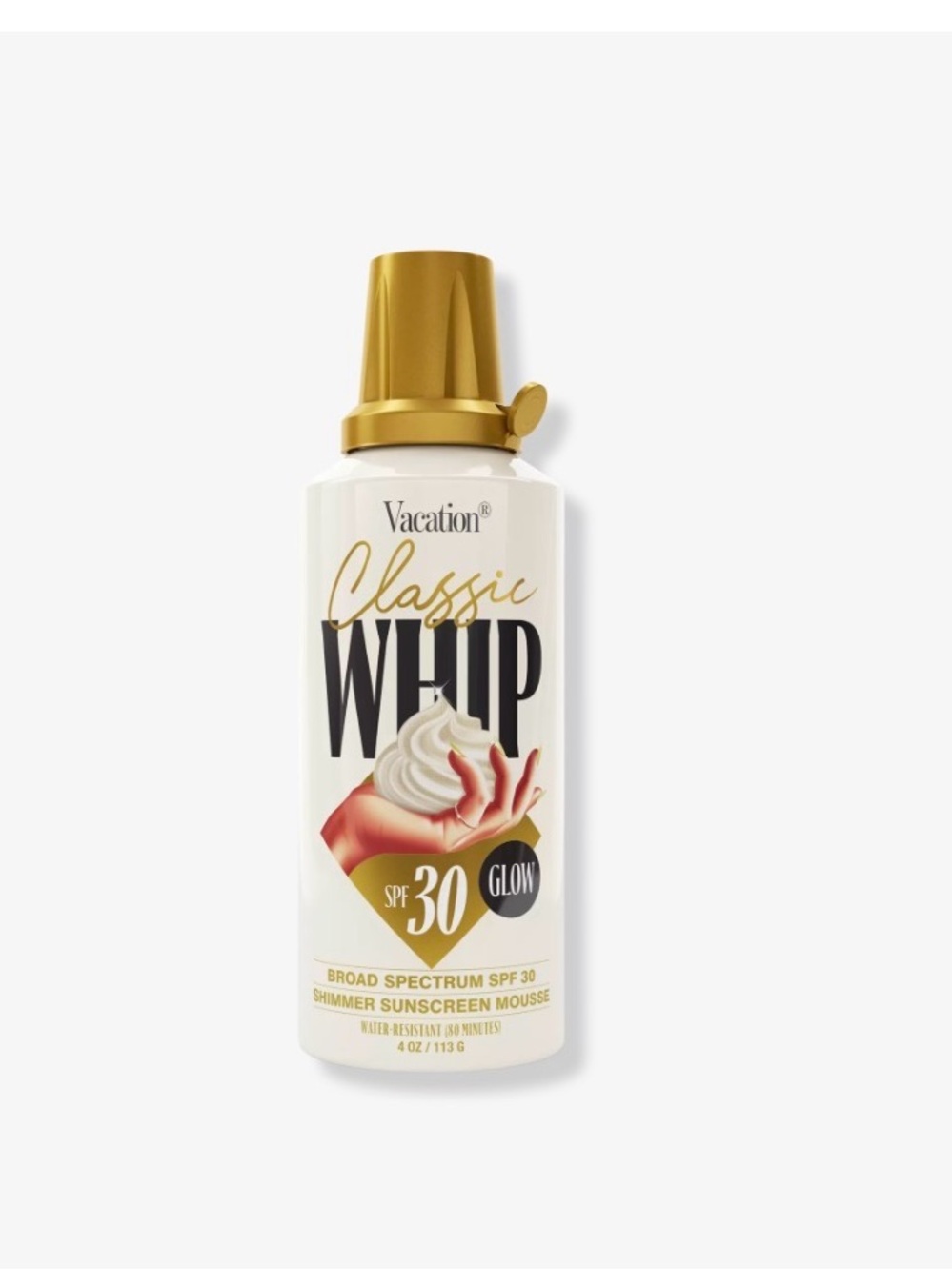 Vacation Classic Whip SPF 30 Shimmer Sunscreen Mousse